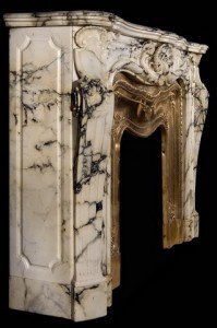 marble mantel fireplace design